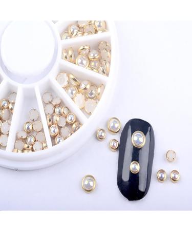 Nail Knot Pearls with Decor Jewelry Wheel Carousel 1PC Nail Ornament - Buy Online on GoSupps.com