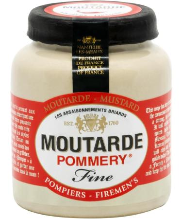 Trio of Pommery Fine Mustard: Dijon Firemen and Herbs 100g Gift Box - Buy Online on GoSupps.com
