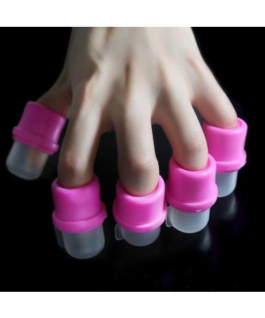 ARTIBETTER Capsules de Dissolvant pour Ongles en Silicone Souple Lot de 20 Prot ge-doigts R utilisables pour Dissolvant de Vernis Gel Uv Outil Pratique pour Manucure Domicile et Salon - Buy Online on GoSupps.com