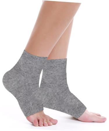 PLAFOPE 4 Pairs Anti-Crack Socks Feet Care Socks Men Socks Gel Spa Socks Heel Sleeves Ankle Socks Spa Gel Socks Anti Crack Heel Socks Mens Sock Feet Repair Socks Foot Socks Man Socks - Buy Online on GoSupps.com