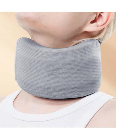 Neck Support Brace | Adjustable Foam Neck Wraps Soft Neck Support Brace for Sleeping Aligns & Stabilizes Vertebrae Ensures Stability for Women & Men Gray L - Buy Online on GoSupps.com
