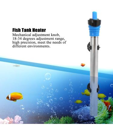 Aquarium Heater Stainless Steel Heating Rod Automatic Constant Adjustable Temperature with Suction Cup for Aquarium Fish Tank(100W US) - Buy Online on GoSupps.com