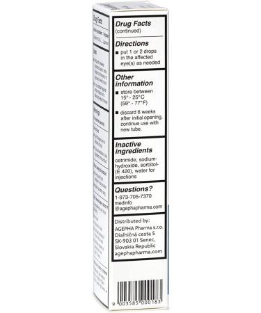 Siccaforte Eye Gel for Dry Eyes with 0.2% Carbomer for Fresh Eyes 0.35 Ounce (Pack of 1) - Buy Online on GoSupps.com