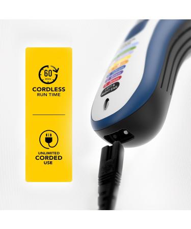 Wahl Colour Pro Cordless 3-in-1 Hair Clippers Kit for Men - Head Shaver, Beard Trimmer, Nose Trimmer, Grooming Kit - Family Haircutting Made Easy - Buy Online on GoSupps.com