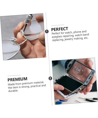 Housoutil 10-Part Screwdriver Glasses Repair Set | Essential Tools for Glasses Repair Nose Pads Tiny Screws & Tweezers - International Shipping Available! - Buy Online on GoSupps.com