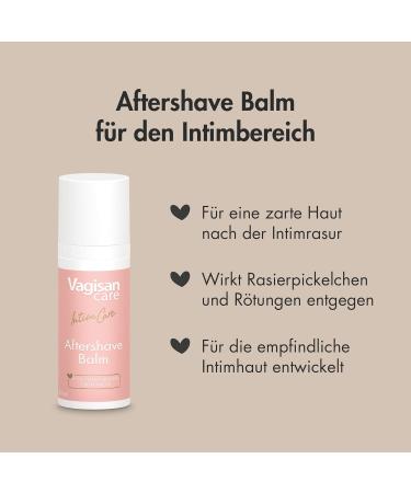 Vagisancare Aftershave Balm - 2 x 50ml Gentle Care for Genital Area | Soothes & Prevents Shaving Pimples - Buy Online on GoSupps.com