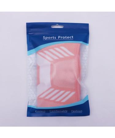 Kniebandage f r Damen & Herren - 2er Set Kniebandagen mit verstellbaren Riemen & Anti-Rutsch Silikon | Sport Arthritis Gelenkschmerzen - Pink L - Buy Online on GoSupps.com