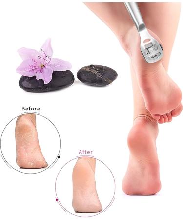 Bestomrogh 5 Foot Razor & Pedicure Set - Professional Corneal Foot Fish Fork with 10 Replacement Blades & Case - Ideal for Smooth Healthy Feet - Buy Online on GoSupps.com