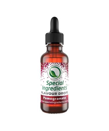 Pomegranate Flavour Drop 500ml Highly Concentrated Versatile Food Flavouring - Vegan Non GMO Gluten Free Pomegranate 500ml