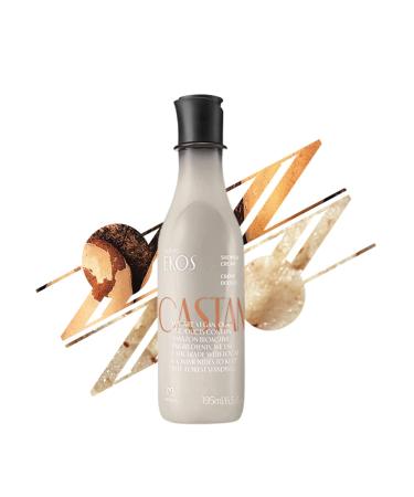 natura - Ekos Castanha Renourishing Creamy Shower Gel - Deep Hydration - Omega 6 9 - Light Texture - Body Wash - Vegan Skin Care - Brazilian Beauty Secrets - Self Care & Body Care - 6.5 fl oz (195ml)