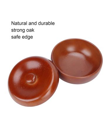 Premium Dustproof & Waterproof Wooden Shaving Soap Bowl with Lid Ideal for Cream Shaving | International Shipping Available - Buy Online on GoSupps.com