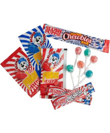 Slush Puppie The Original Selection Box 163g |12 Sweet | Gift Box | Vegetarian | Halal | Birthday Present For Him & Her Men Women Boys Girls | Distributed by OD Trading - Buy Online on GoSupps.com