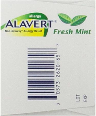 Alavert Allergy 24-Hour Relief Orally Disintegrating Tablets, Fresh Mint - 60 Count - Buy Online on GoSupps.com