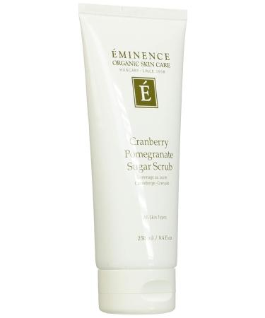 Eminence Organic Skincare Sugar Scrub - Cranberry Pomegranate 8.4 oz | Natural Exfoliating Body Scrub | International Shipping - Buy Online on GoSupps.com