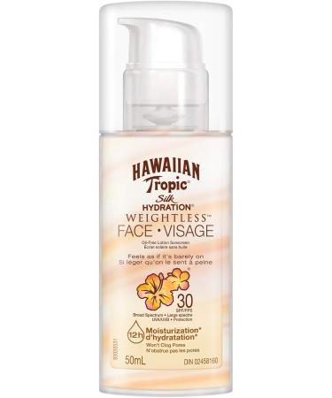 Hawaiian Tropic Silk hydration weightless oil-free face sunscreen lotion SPF 30 50ml & Sheer Touch Ultra Radiance Sunscreen Lotion SPF 30 90mL - Buy Online on GoSupps.com