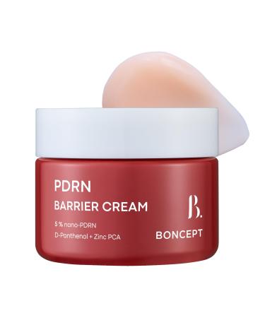 BONCEPT PDRN Barrier Cream - 5% Salmon-Derived Nano-PDRN D-Panthenol & Zinc PCA Firming and Strengthening Korean Moisturizer for Sensitive Skin 1.94 oz. 55g