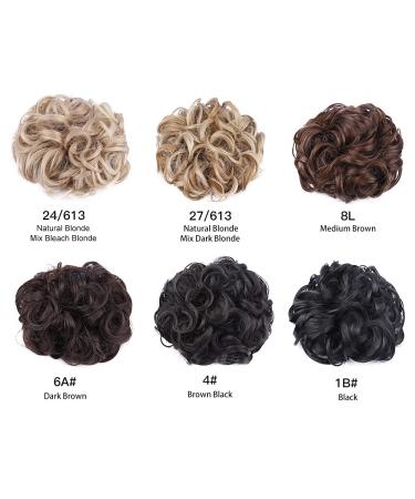 HANYUDIE Messy Bun Scrunchie Chignon Hairpiece (Dark Brown) - Updo Hair Comb Extension for Women - Buy Online on GoSupps.com