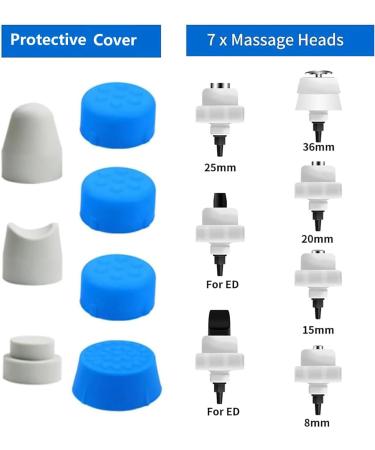 Muscle Massage Gun & Shock Wave Therapy Device for Pain Relief | Portable Body & Back Massage | Effective ED Treatment - Buy Online on GoSupps.com