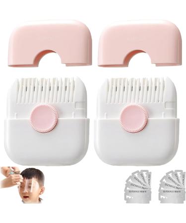 Trimpocket Children's Hair Clipper/Comb Double-Sided Split End Hair Clipper Split End Hair Trimmer with Blade (2 Pieces) Orange - Buy Online on GoSupps.com
