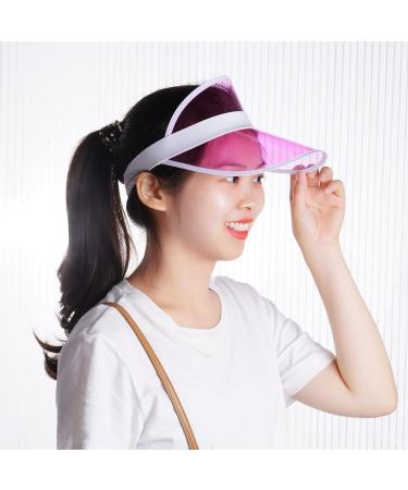 Jmkcoz 6 Pack Pink Sun Visor Hats for Women Men - Sports Beach Tennis Golf Headwear - Buy Online on GoSupps.com