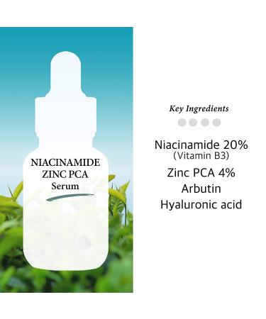Cos De BAHA Niacinamide 20% & Zinc PCA 4% - 1 fl oz (30 ml) Serum for Brightening & Acne Control - Buy Online on GoSupps.com