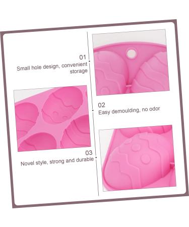 PRETYZOOM De para Gelatinas Popular Candy Molds Silicone Baking Pans Hand Decor Egg Mold Silicone Sweet Mould Chocolate Making Mold Easter Egg Candy Ice Manual Red Chocolate Eggs medium Red - Buy Online on GoSupps.com