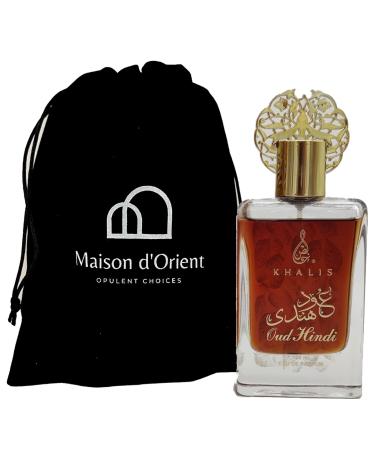 Maison d'Orient OUD HINDI for women and men a soft spoken Arabian oudh with sweet spicy nutty herbaceous and woody accords 3.4 Oz OUD HINDI 3.4 Fl Oz (Pack of 1)