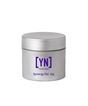 Young Nails Synergy Base Gel - Easy to Use Technologically Advanced Chain Entanglement. Build Conceal Sculpt  Gloss - Available in 15 gram 30 gram  60 gram size options Clear 30 Gram