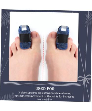 Hemoton 3pcs Toe Strap Retainer Holder Thumb Splints Finger Protector Sleeve - Toe Wraps for Hammer Toes, Trigger Finger Support, Big Toe Straighteners - Crooked Toe Splint - Buy Online on GoSupps.com