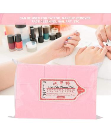 630 Pieces Portable Nail Remover Cotton Wipes - Pink Makeup Fiber Wipes for Home & School - International Shipping Available - Buy Online on GoSupps.com