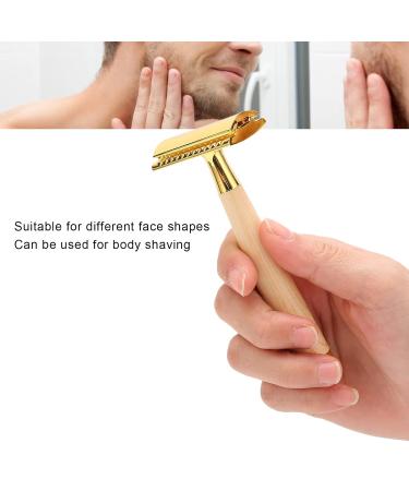 Buy Double Edge Safety Razor - Manual Shaver with Easy Grip & Non-Slip Design | Zinc Alloy Washable - Ideal for Home & Travel - Buy Online on GoSupps.com