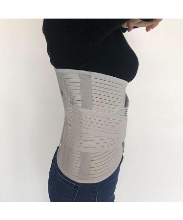 Extra Wide Back Bandage 32 cm | Adjustable Lumbar Support Belt for Sciatica Scoliosis & Pain Relief for Men & Women - Buy Online on GoSupps.com