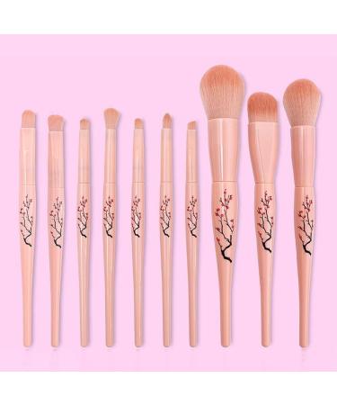 Makeup Brush Brush Set (With Box) 10 Makeup Brushes Hairless Fiber Foundation Mixed Eye Makeup Beauty - Buy Online on GoSupps.com