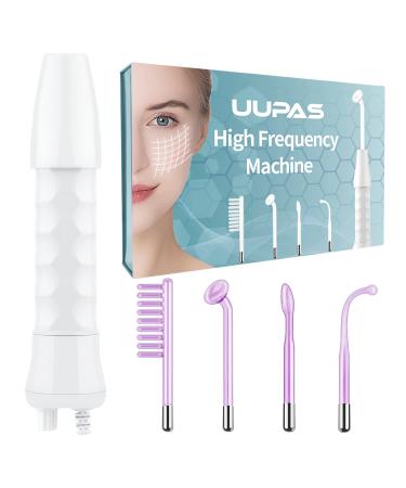 High Frequency Facial Wand-UUPAS Portable Handheld High Frequency Facial Machine Skin Facial Wand with 4 Violet Tubes