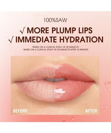 Bangfeng Big Brush Head Hydrating Lip Glow Oil Plumping Lip Tint - Chocolate - Buy Online on GoSupps.com