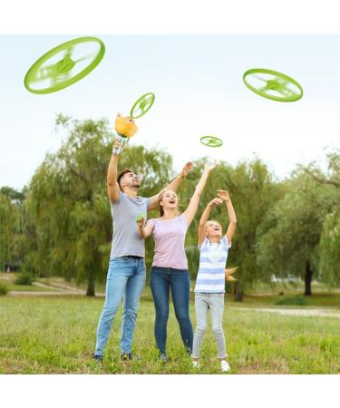 CEWROM Flying Disc Launcher Set - 2 Propeller Toys with 12 Discs for Kids (Ages 3-6) - Outdoor Fun for Boys & Girls - Buy Online on GoSupps.com
