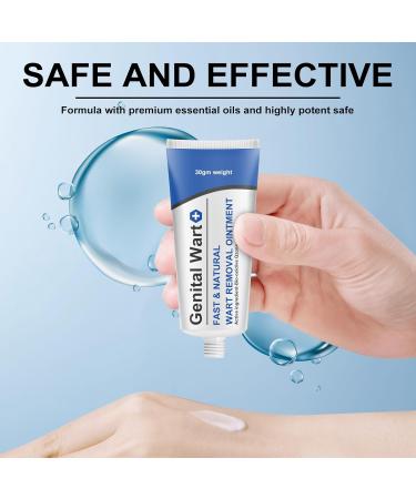 Maximum Strength Wart Remover Cream - Fast-Acting Salicylic Acid Gel for Genital Warts - International Shipping Available - Buy Online on GoSupps.com