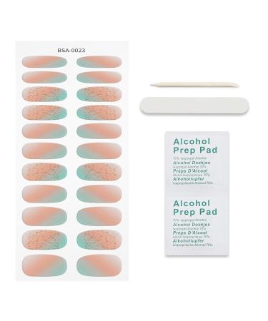 JMEOWIO Nail Foil Glitter Gel - Self-Adhesive Pink-Green Nail Stickers | Stunning Nail Design Accessories for DIY Manicure - Buy Online on GoSupps.com