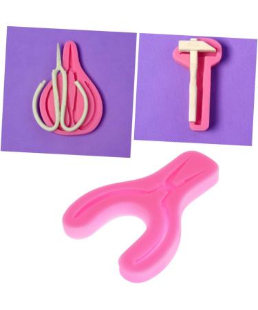 Milisten Baking Tool Silicone Mold Chocolate Mold Candy Mold Fondant Mold Pink Cake Scissors 14.00X9.00X1.00CM - Buy Online on GoSupps.com