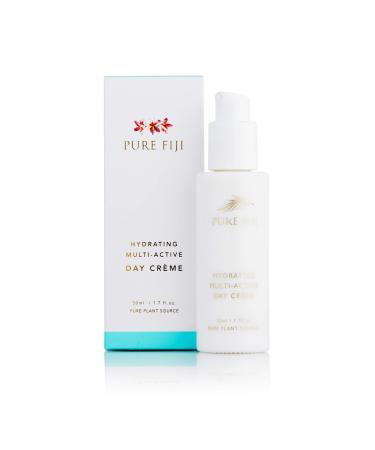 PURE FIJI Hydrating Day Face Cream Multi Active Hydrating Face Moisturizer Gel Cream to Hydrate and Smooth Skin Natural Formula for All Skin Types 1.7 Fl.Oz