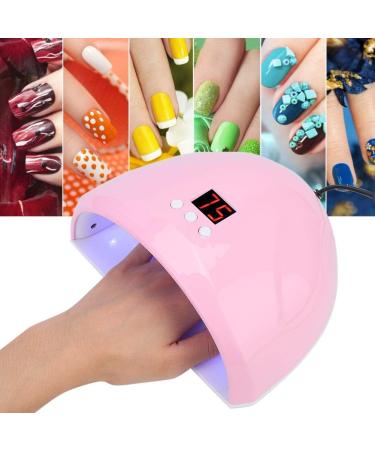 36w nail dryer lamp fashion nail hardening machine manicure tool smart led uv gel nail polish dryer lamp nail polish dryer for normal nail polishes with 12 light beads(pink) - Buy Online on GoSupps.com