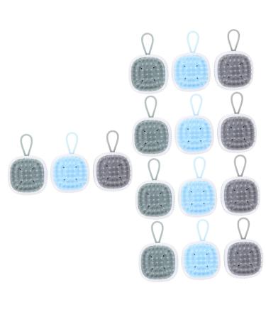 FOMIYES 15 STK Shampoo brush swimming brush Body washers for the shower hairbrush hairbrush children's shampoo hair cleaning combat for children bathing brushes made of silicone for children massage pp
