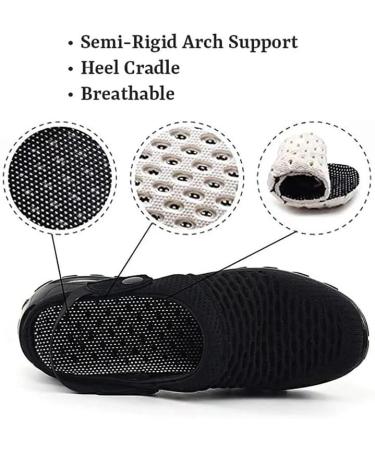 STYHYGBS Women Air Cushion Orthopedic Slip On Shoes - Diabetic Walking Sandals 7 Wide Blue - Buy Online on GoSupps.com