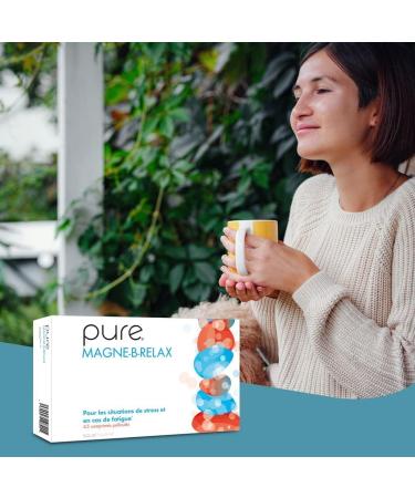 Pure Magne-B-Relax 45 High Dosed Tablets Vegan Tablets Food Supplement for Fatigue and Stress Vitamin Complex Tablets - Buy Online on GoSupps.com