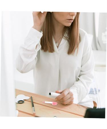 Lip Brush Set Headwear for Cosmetic for Lipstick Lip Brush Protective Cap Lip Brush Cover Tool Stand Sleeping Lip Set of 10 - Buy Online on GoSupps.com