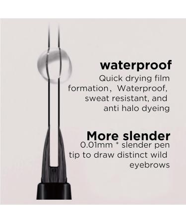 Waterproof eyebrow pencil ual tip eyebrow liner for natural definition Longlasting smudgeresistant eyebrow pen for precise shaping and allday eye makeup 03 - Buy Online on GoSupps.com