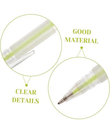FOYTOKI 5pcs Beauty Spot Eyebrow Pen Eyebrow Permanent Pen White Markers Medical Plastic - Buy Online on GoSupps.com