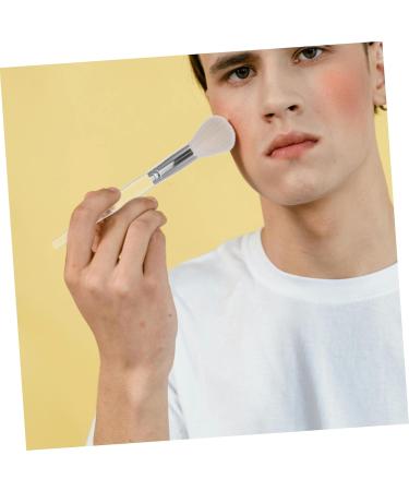 Healeved Wool Makeup Brush Blush Brush Women Makeup Tools Small Brush for Makeup Facial Makeup Brush Powder Brush for Loose Powder Cosmetic Make up Face Powder Brush Plastic Handle 17.50X3.00X2.50CM As Shown - Buy Online on GoSupps.com