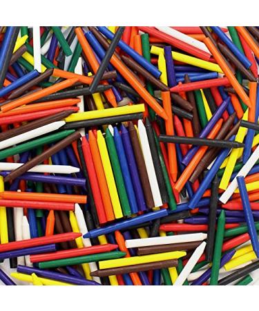 Craytastic! Bulk Crayons, 30 Individual Boxes of 8 colors/count Class Pack - Full size, Premium (Red, Yellow, Green, Blue, Purple, Brown, Black)
