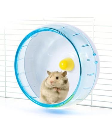 Itian Silent Hamster Running Wheel Toy for Small Animals - Blue - Buy Online on GoSupps.com